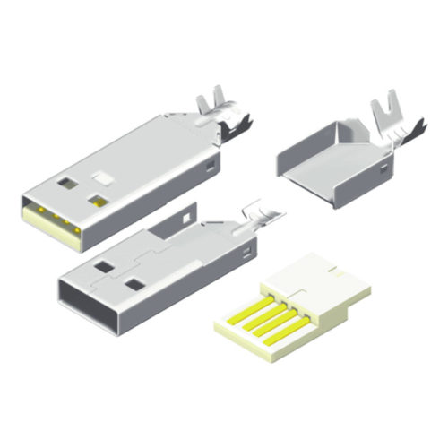 5US2A17SM-104S0XLBC1 Пайка USB типа A, 4 шт.