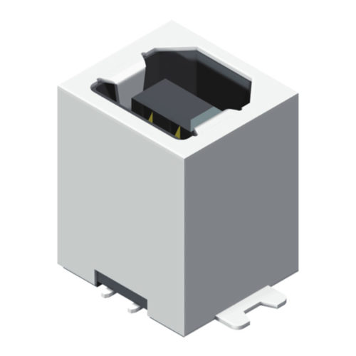 5US2B06MF-104S0XUXD1 Разъем USB типа B, SMT, 180°, 4 контакта