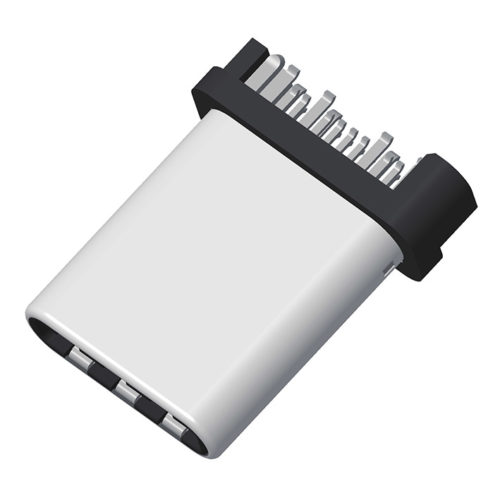 5US4C01TM-124XXBUHCX Разъем USB 3.1, тип C, гнездо, угол поворота 180°