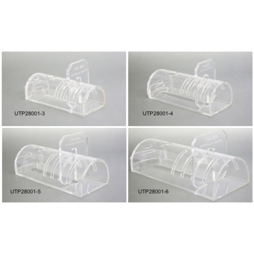 Flat bottom rodent restrainers