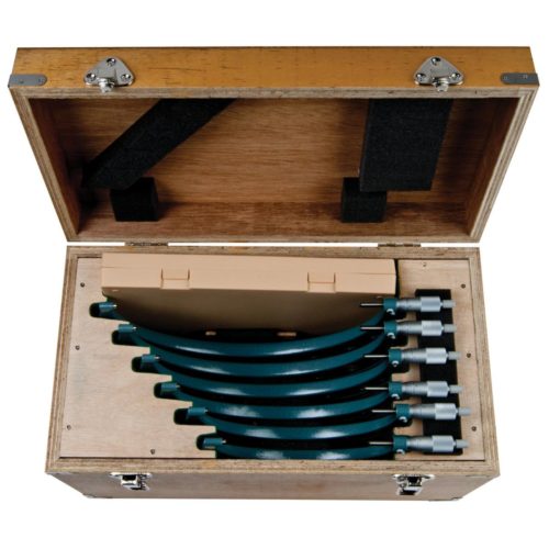 Mitutoyo 103-906 Внешний микрометр 6-12 дюймов, набор из 6 микрофонов и 5 эталонов