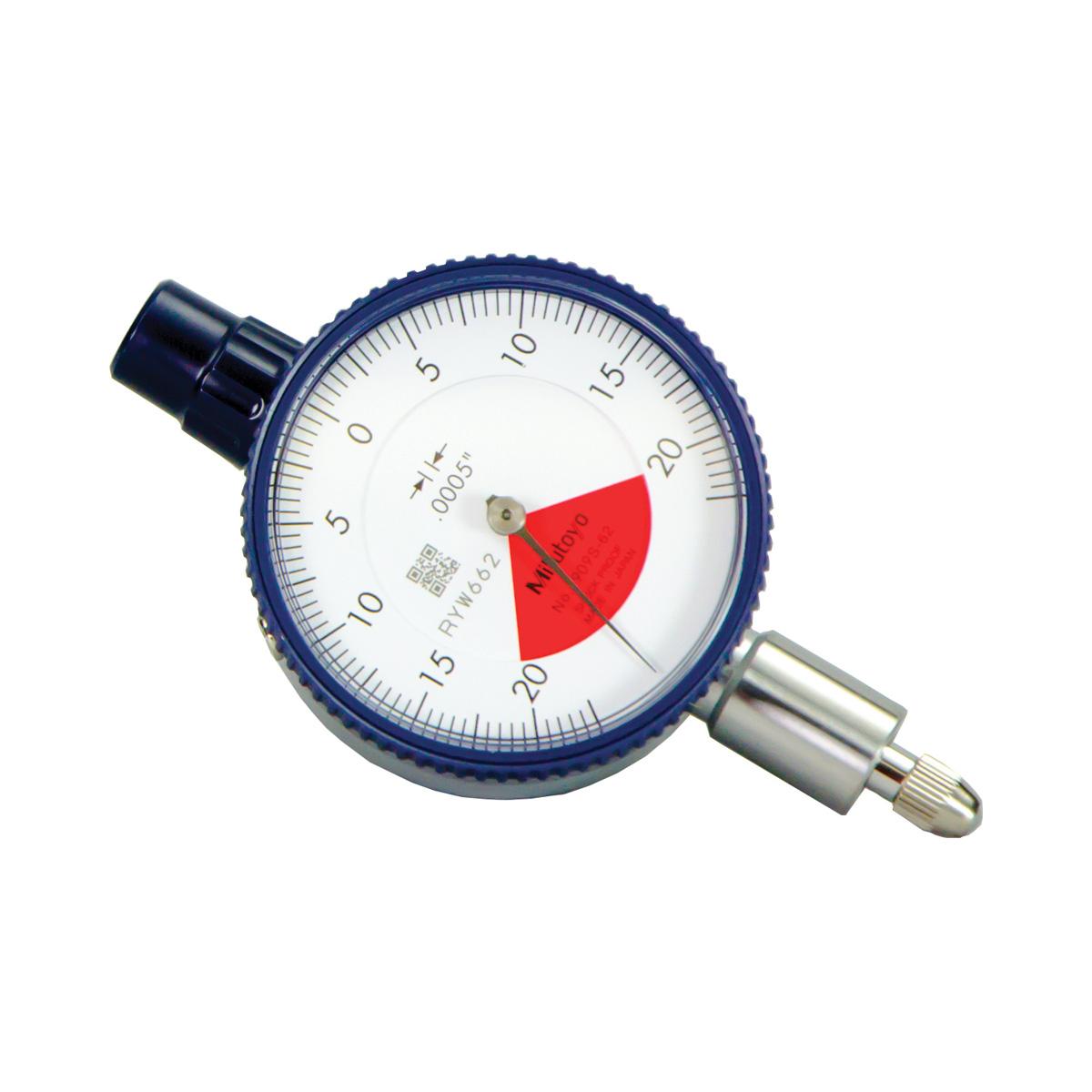 Mitutoyo 1909A-62 Серия циферблатных индикаторов One Revolution 1,04"/0,055" 20-0-20 Выступ сзади