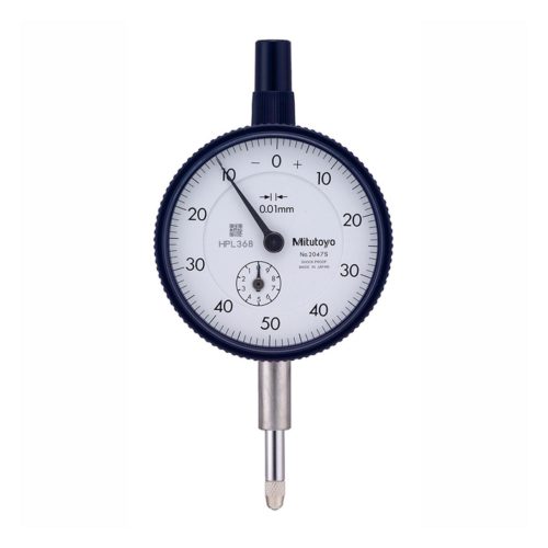 Mitutoyo 2047A Циферблатный индикатор 10 мм 0-50-0 Циферблат-ушко сзади