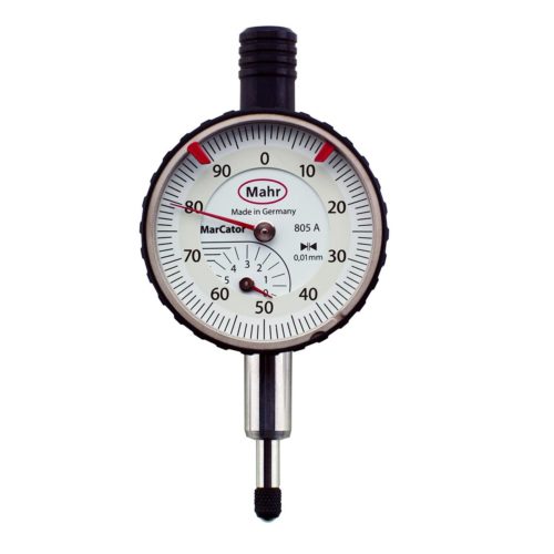 Mahr 4324060 805 A Малый циферблатный индикатор, стандартный, 5 мм R, 0,010 мм град.