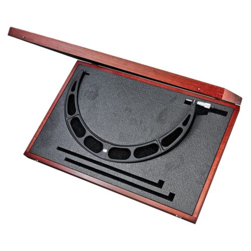 Микрометр Starrett 436.1XRLZ-22 21–22 дюйма с трещоткой и контргайкой, твердосплавный корпус