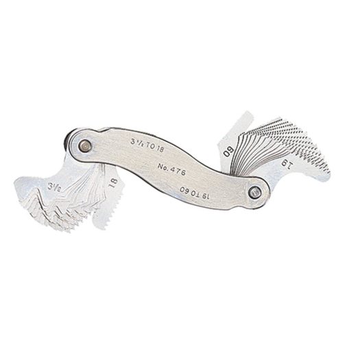 Шагомер Starrett 476, 30 листов, 3-1-2-60 резьб, дюйм