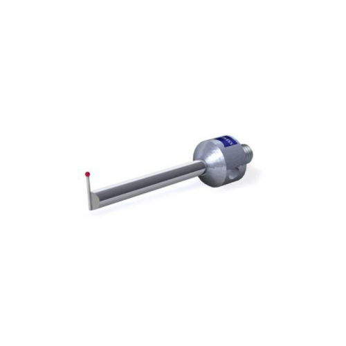 Zeiss Ø2,0 мм M5, L-образный стилус, ступенчатый, рубиновая сфера, стержень из карбида вольфрама, Длина: 80,5 мм