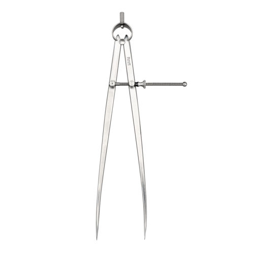 Starrett 83A-12-дюймовые делители пружинного типа Yankee, размер и емкость 12 дюймов, сплошная гайка, плоская ножка