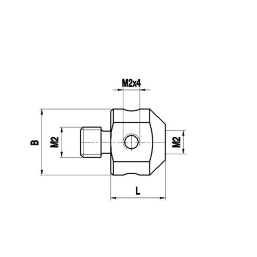 Renishaw A-5555-0319 M2, нержавеющая сталь, 5-позиционный держатель щупа, длина 9,1 мм, для приложений Zeiss