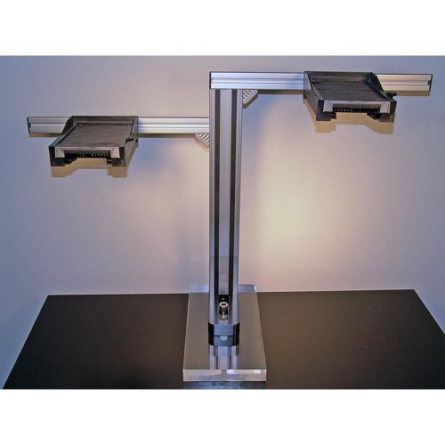 Q-Mark PCM-MINI Мини-штатив для замены зондов, двухуровневый, ширина 720 мм, высота 450 мм