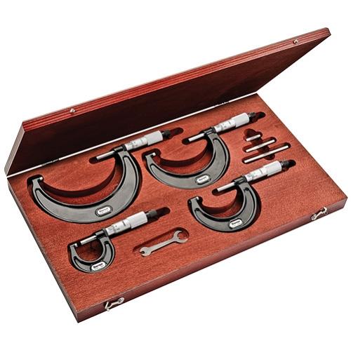 Starrett ST436.1BXRLZ Набор из 4 0-4" .0001" Grad-Ratchet Контргайка Твердосплавный