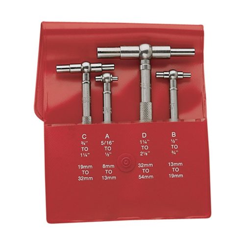 Набор телескопических калибров Starrett серии 579 из 4 шт. 5-16-2-1-8"-8-54 мм