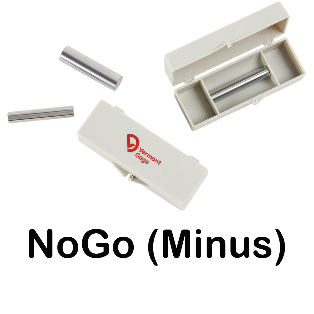 Vermont Gage (141220210) .2021' NoGo (минус) Стандартный стальной пробковый калибр класса X