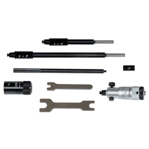 Mitutoyo 141-208 Внутримикрометр от 2 до 8 дюймов с 3 стержнями