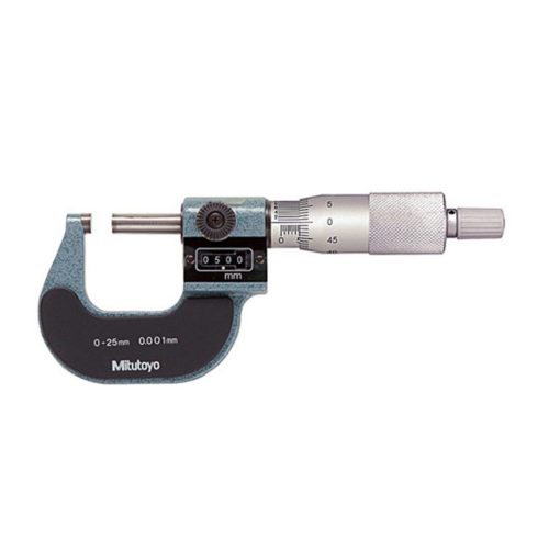 Mitutoyo 193-111 Механический цифровой микрометр 0-25 мм с храповым механизмом