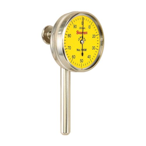 Индикатор часового типа Starrett 196MB1, универсальный задний поршень, показания 0-100