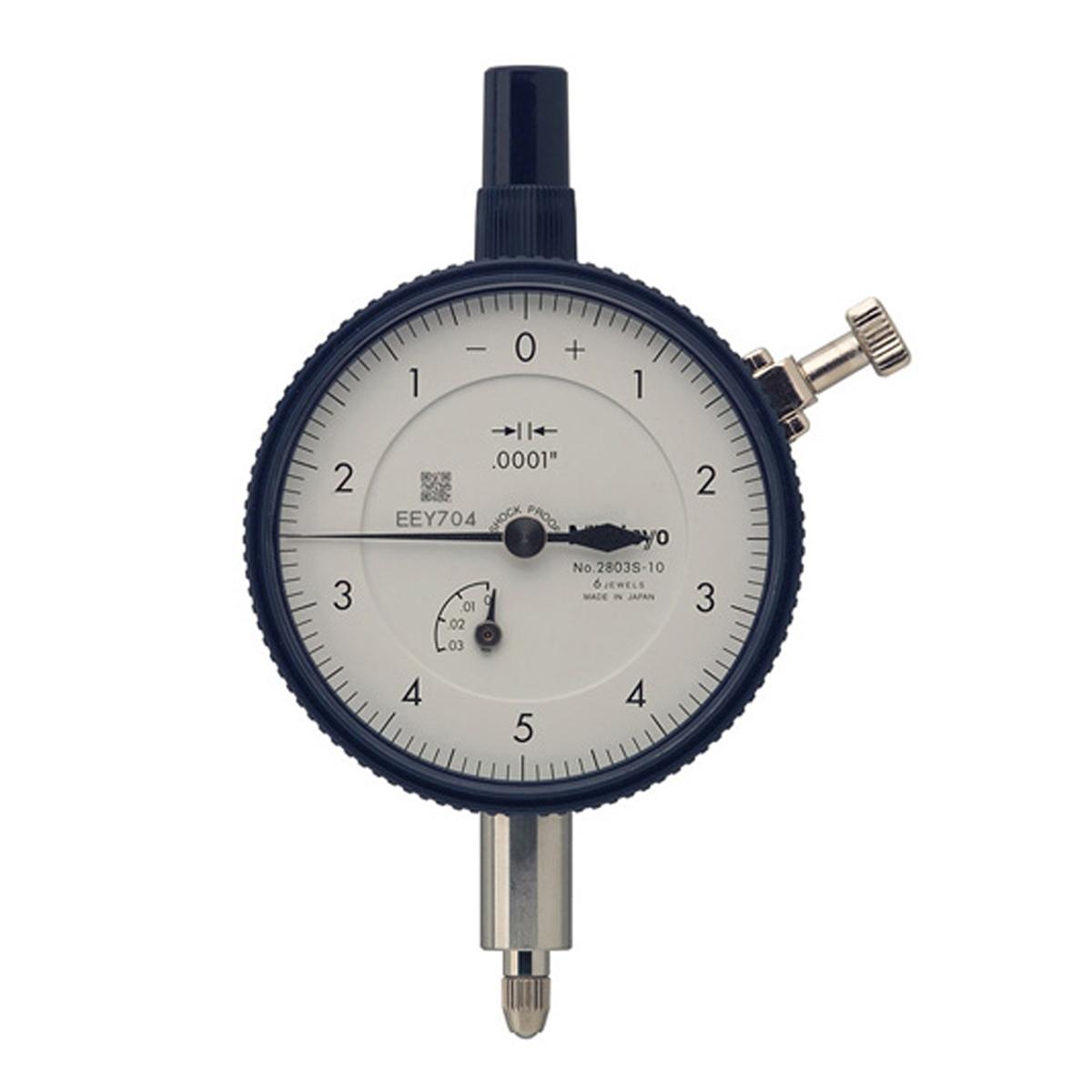 Mitutoyo 2803AB-10 Циферблатный индикатор .025" 0-5-0 Циферблат-плоская задняя часть