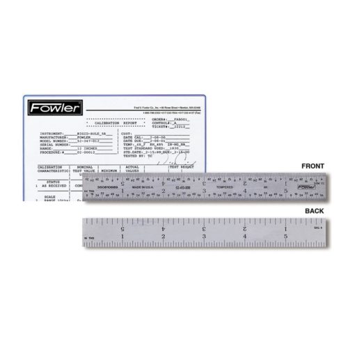 Fowler 52-413-024-0 24"4R RGD RUL PRECERT