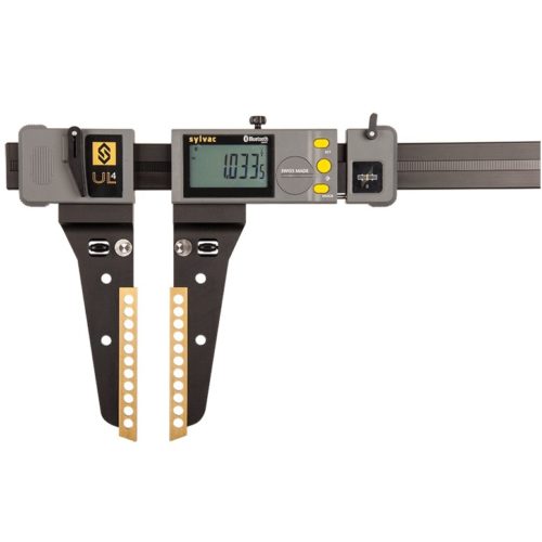 Электронный штангенциркуль Fowler-Sylvac 54-110-600-0 Bluetooth Ultralight IV 0–100 футов/0–2500 мм