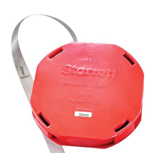 Толщиномер Starrett серии 666M в рулоне толщиной 0,03 мм и длиной 7,6 м