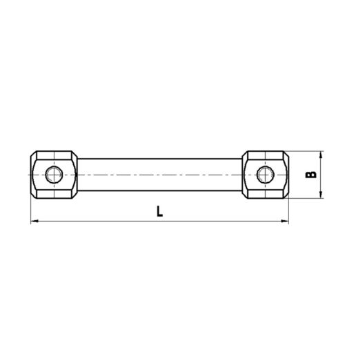 Renishaw A-5555-0217 Титановый кубический удлинитель M5, 87 г, для Zeiss Applications