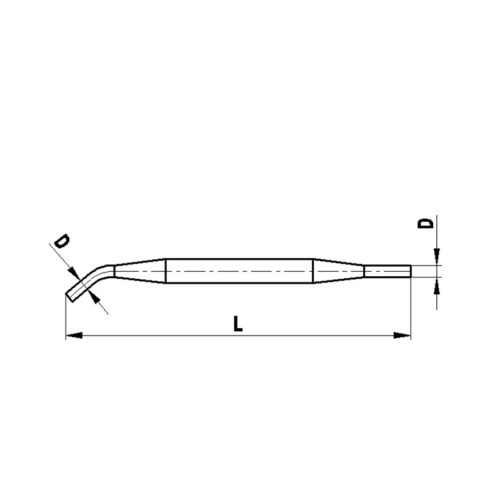 Renishaw A-5555-0238 Гаечный ключ со штифтом M5 из нержавеющей стали 2,9 x 2