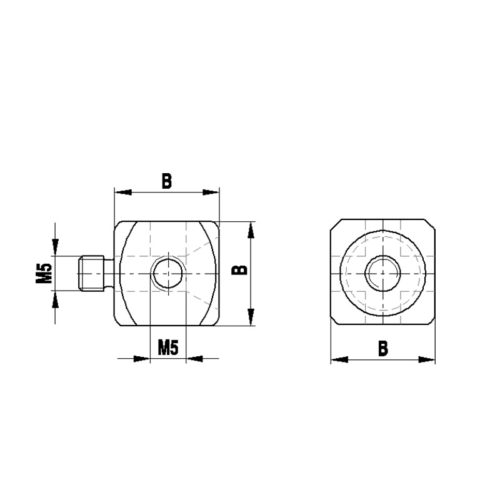 Renishaw A-5555-1892 Титановый кубик M5, 13 г, для Zeiss Applications