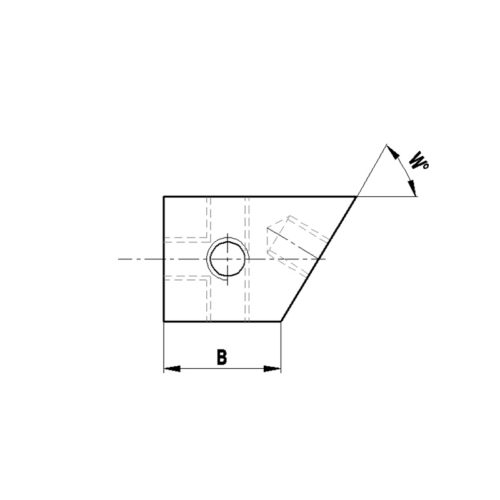 Renishaw A-5555-2428 Куб M5 с уголком, титан, DS 80 мм, для приложений Zeiss