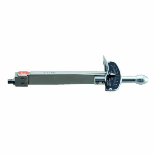 Серия Tohnichi CSF-CF, модель 500CF-A Балочный динамометрический ключ со сменной головкой прямого считывания, 80–420 фунт-сила·дюйм