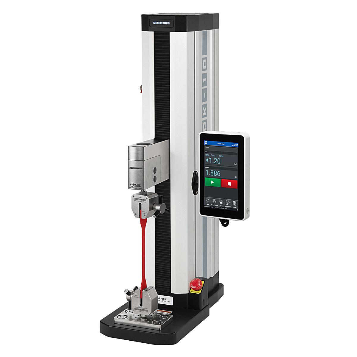 Mark-10 F105-EM Испытательная рама с панелью управления EasyMESUR®, вертикальная, 100 фунтов силы / 0,5 кН