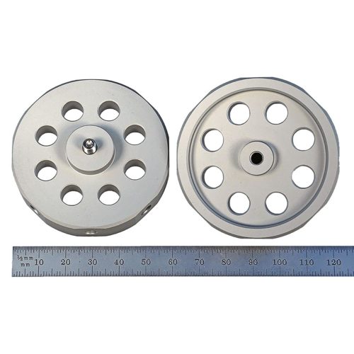 Ступица Q-Mark HUB-8 M5 с восемью радиальными резьбовыми отверстиями и одним осевым резьбовым отверстием