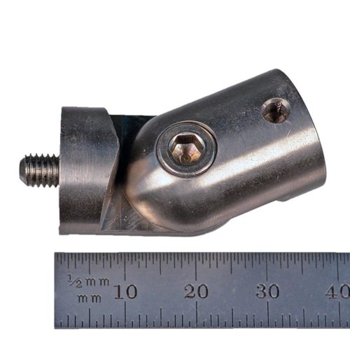 Кулачок Q-Mark JM5-20-T M5, титан, диаметр 18,0 мм, длина 35,0 мм. стальная резьба М5