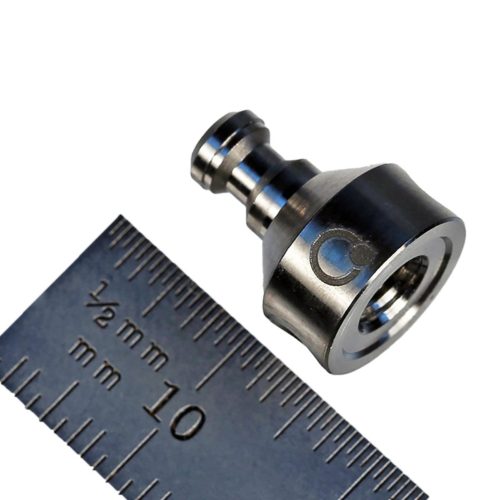 Переходник с конической резьбой серии Q-Mark RM5-11PF-S M5 Pro Fit, диаметр 11,0 мм и длина 5,0 мм. Титан