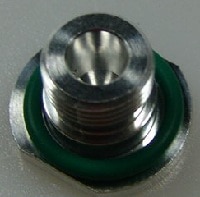 0100-2328- Al Purge Port Plug and O-ring
