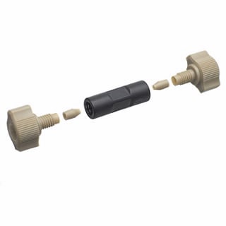 0100-2441- Муфта с нулевым мертвым объемом, PEEK, с двумя фитингами