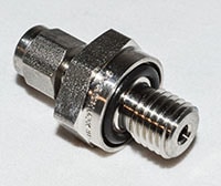 0100-2511- Коннектор (M) 5/16-24 для пробирки 1/16 дюйма, используется с системами газовой хроматографии/масс-спектрометрии серии 7000.