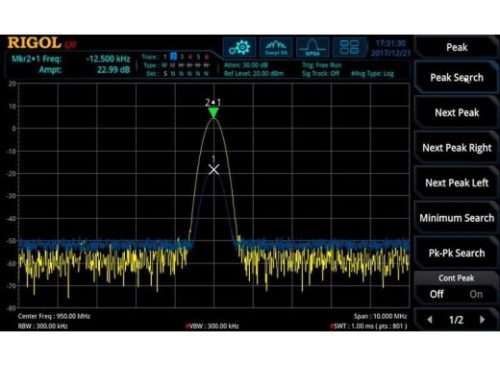 Опция предусилителя RSA3000E