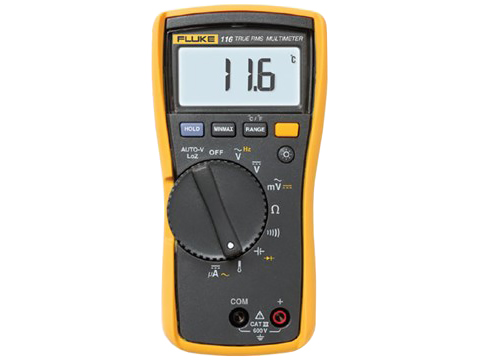 Мультиметр Fluke 116 для систем отопления, вентиляции и кондиционирования воздуха