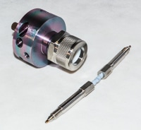 14-8674-000- Mount assembly, Silcosteel with fittings (no heaters), used with Velocity purge and trap systems