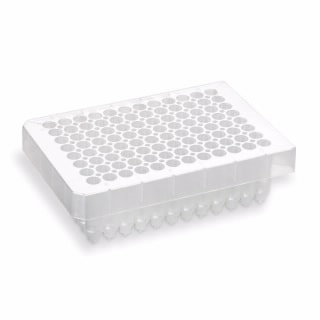 201719-100- Микропланшет с фильтром, 96 лунок, полуюбка, полипропилен, с 4 слоями стекловолоконной мембраны толщиной 0,7 мкм, 1 мл/лунка, длинная капельница с турбиной, 25 шт/уп. Рекомендуемая пластина-приемник 201276-100