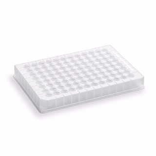 201738-100- Filter microplate, 96-well, polypropylene, with 0.45 µm nylon membrane, 300 µL/well, short drip, 50/pk. ecommended receiver plate 203942-100 (204602-100 irradiated)