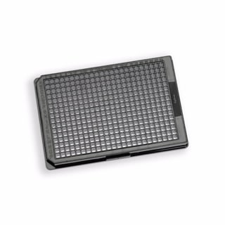 204628-100- Микропланшет для клеточной культуры/визуализации, черный полистирол, с прозрачным плоским дном, 384 лунки, 140 мкл на лунку, с крышкой и обработкой тканевой культуры, облученный, 32 штуки в упаковке. CELL PLT 384 140 ЧЕРНЫЙ PS TC КРЫШКА IRR 32/CS