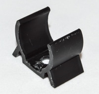 3060-0029- Зажим (черный ПВХ) диам. 5/8.