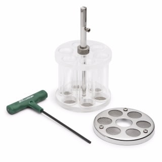 37-3050- Корзина, 6 трубок, 40 ячеек, 381 мкм, с сетчатой крышкой. за 100 автоматических аппаратов дезинтеграции