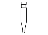 5183-4484- Obsolete. No replacement recommendation. 7mm Crimp top vial, clear conical bottom 0.7ml, 100/pk