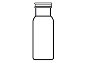 5183-4504- Vial, snap top, 2 mL, clear, 1,000/pk. Vial size: 12 x 32 mm (11 mm cap)