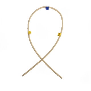 5005-0022- Трубка перистальтического насоса Easy-Fit, долговечная, стандартная для дренажа камеры распыления, 1 упаковка по 12 шт. Бежевый термопластичный эластомер, 3 стопа, желтые/синие язычки, внутр. диаметр 1,52 мм. Стандарт для откачки слива из камеры распыления в отходы на ИСП-МС Agilent 7500, 7700, 7800, 7850, 7900, 8800, 8900. Замена G1833-65570.