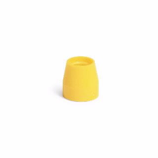 5062-8519- Ferrule, Tefzel, yellow, 1/8 in ID, 8/pk. Flangeless Ferrule for 1/8' (3.2mm) OD tubing, 1/4-28 Flat-Bottom