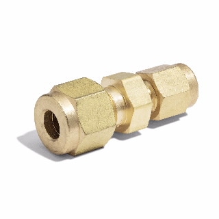 5180-4131- Reducing union, 1/4 in female - 1/8 in female, brass, 2/pk