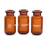 5190-2238- Флакон, с обжимной крышкой, свободное пространство над паром, янтарный, круглое дно, сертифицированный, 10 мл, 23 x 46 мм, 100 шт./уп. Размер флакона: 22,75 х 46 мм (крышка 20 мм).